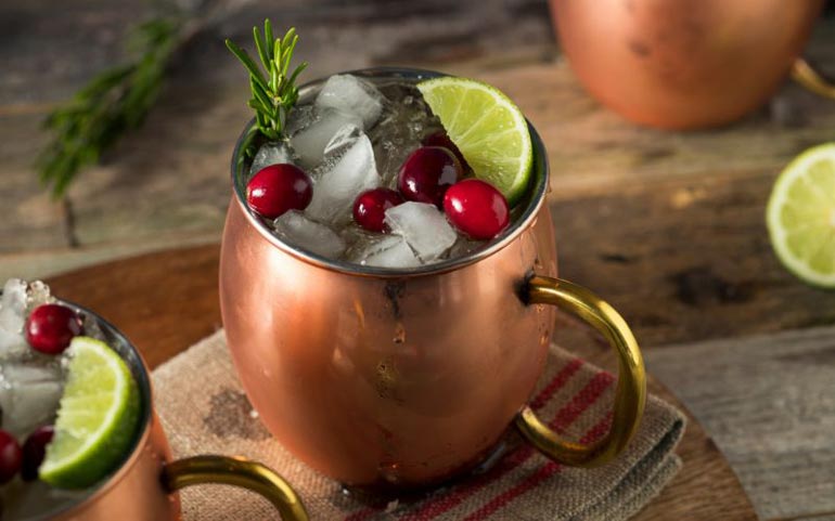Cranberry Vanilla Moscow Mule