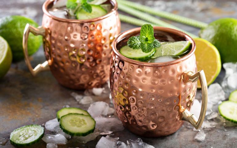 Cucumber Moscow Mule