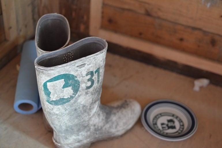 These boots were made for sparging... (Credit: Nora McGunnigle)