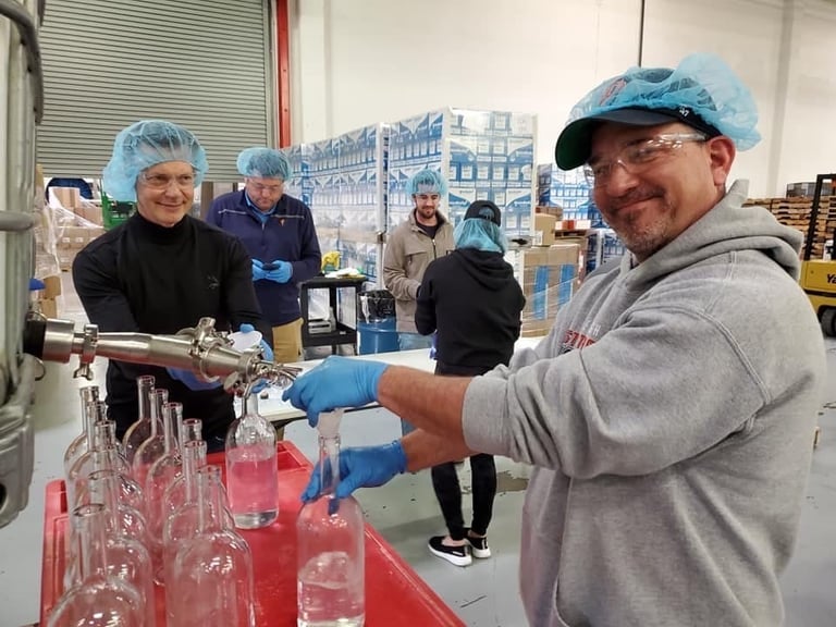 BuzzBalls Creates Hand Sanitizer for Local Hospitals During COVID-19 Pandemic