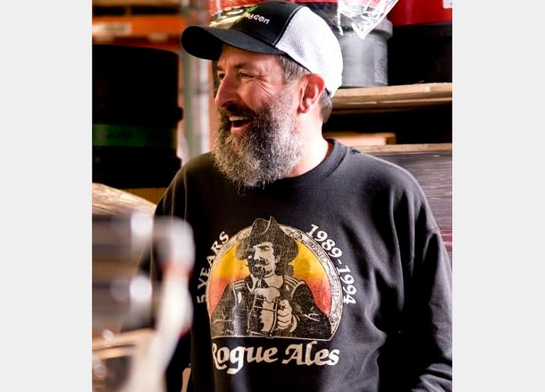 Rogue Ales brewmaster John Maier