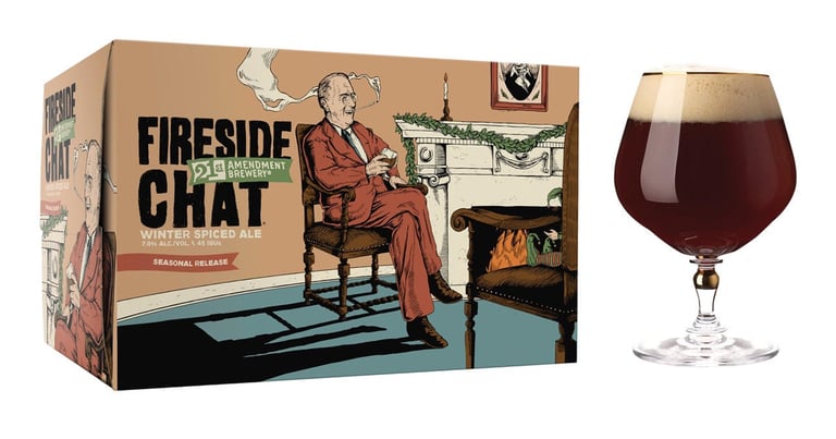 21st Amendment Brewery’s Holiday Seasonal Fireside Chat Returns