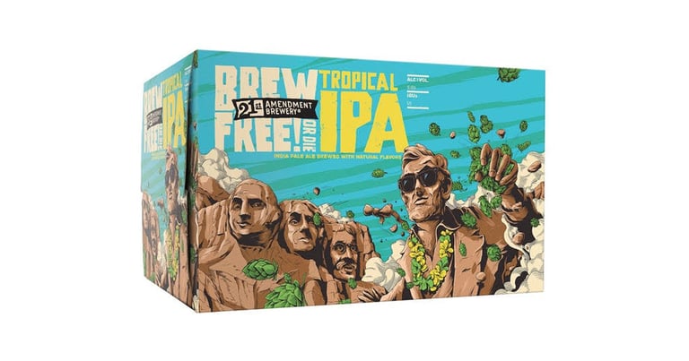 21st Amendment Brewery Nationally Releases Tropical Brew Free! or Die IPA Year-Round