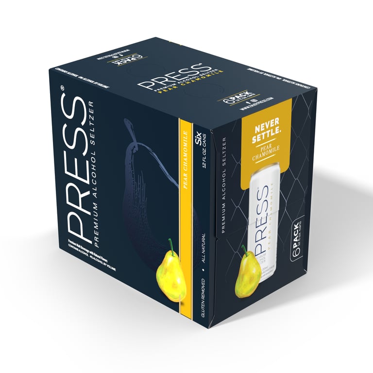 PRESS Premium Alcohol Seltzer Adds Pineapple Basil and Lingonberry Elderflower Flavors