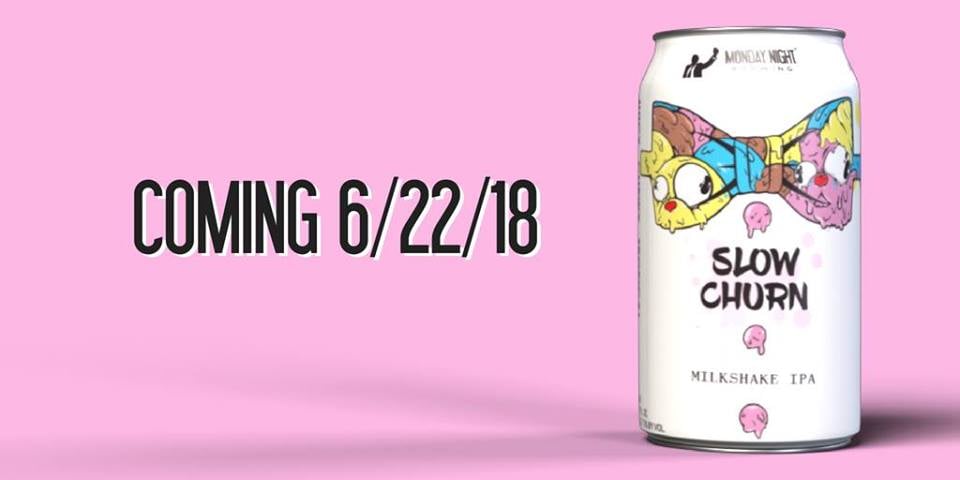 Monday Night Brewing Announces Slow Churn Milkshake IPA Cans