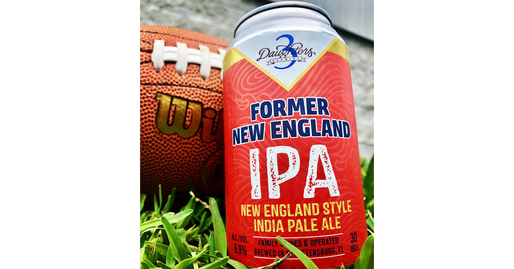 3 Daughters Brewing Unveils Former New England IPA After Buccaneers' First Win