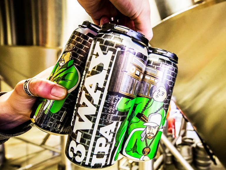3-way IPA Fort george beer