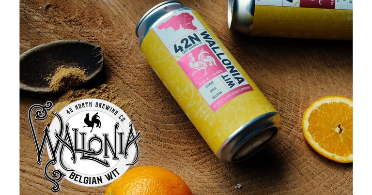 42 North Brewing Co. Wallonia Wit Releases in Cans for First Time