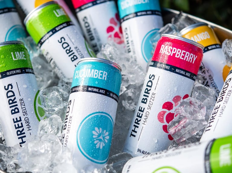 Three Birds Hard Seltzer Announces Launch