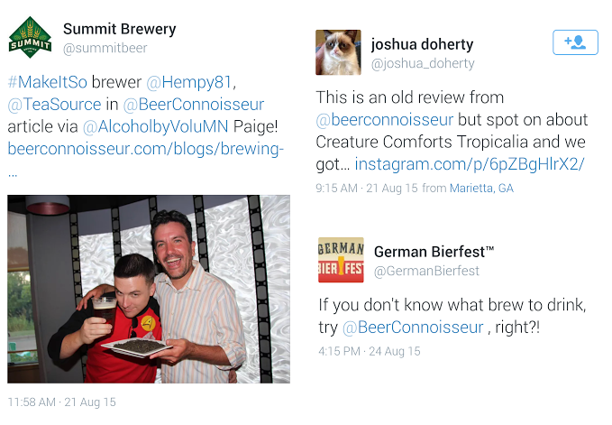 Beer Connoisseur Summit Creature Comforts