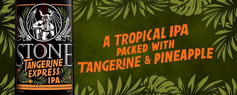 Stone Brewing Expands Year-Round Offerings with Stone Tangerine Express IPA