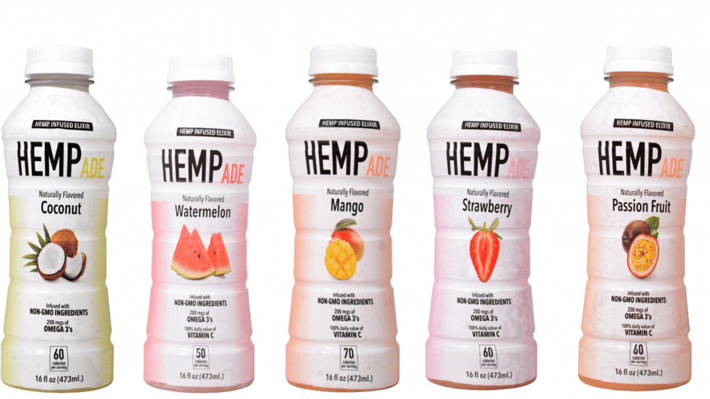 HempAde Relaunches Line of Hemp-Infused Fruit Drinks