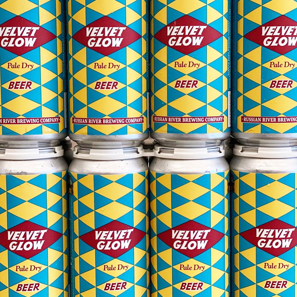 Velvet Glow Pale Dry Beer by Russian River Brewing Co.