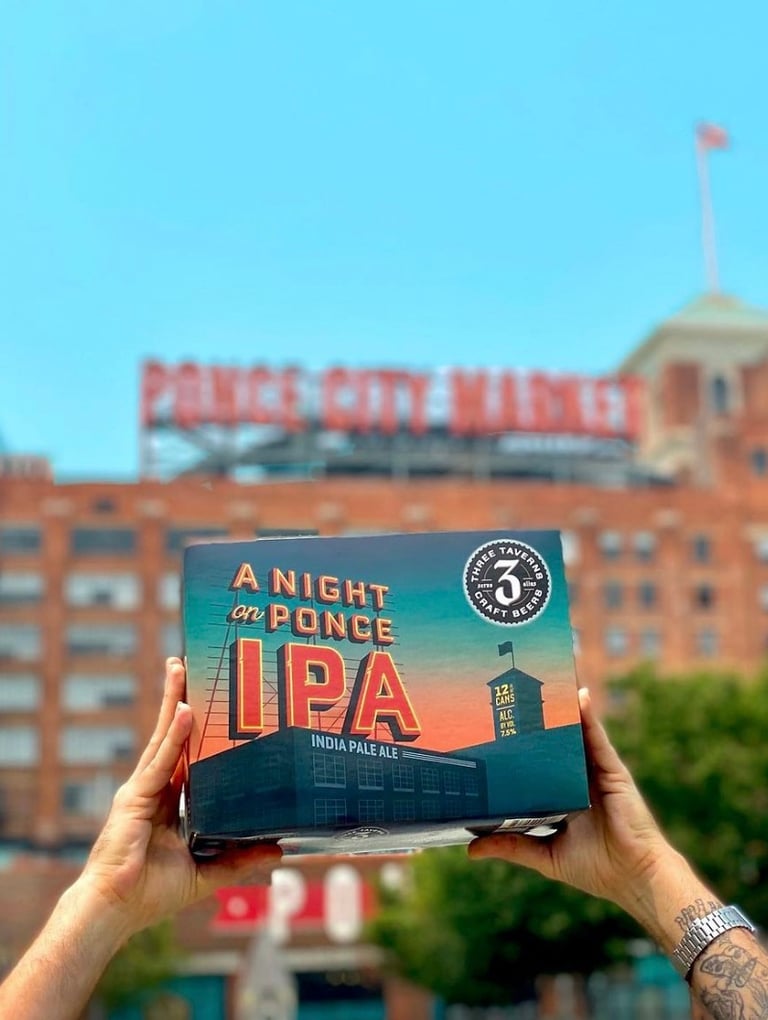Three Taverns Ponce Brew Terminal – A Brewery, Distillery, & Taproom – To Open At Ponce City Market Fall 2025