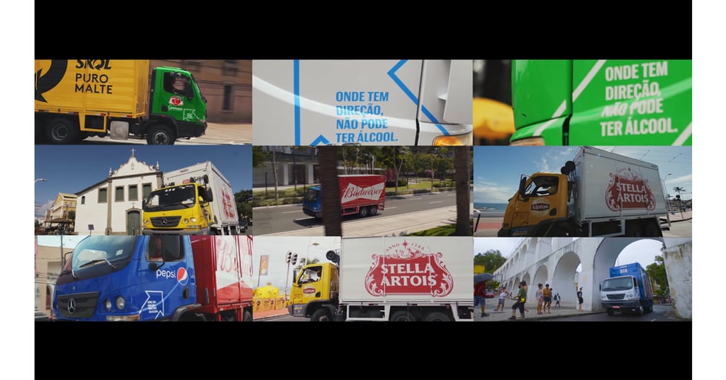 AB InBev's Ambev Transforms Part of Truck Fleet Into Drunk Driving Awareness Campaign