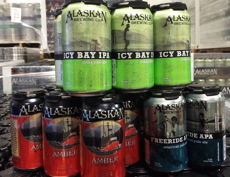 Alaskan Brewing Cans