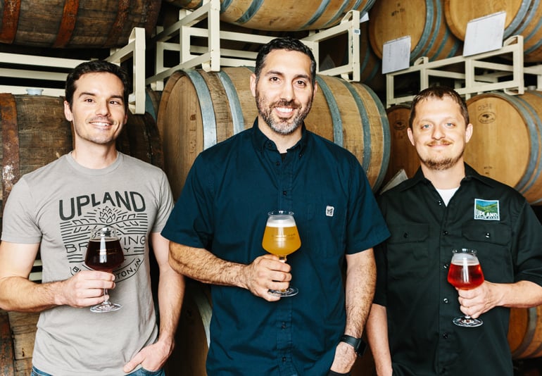 L-R: head brewer Matt Wisley