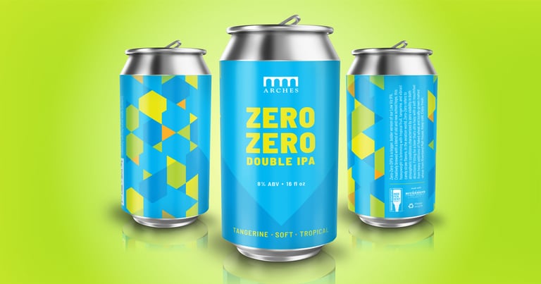 Arches Brewing Releases Zero-Zero Double IPA