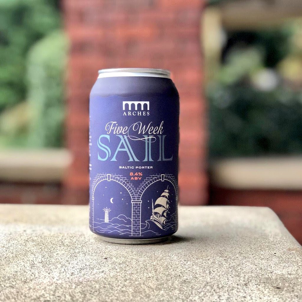 Arches Brewing Debuts Five Week Sail Baltic Porter Cans