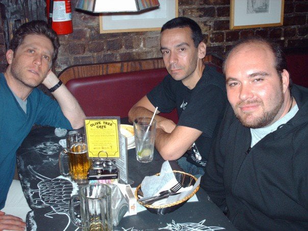 Actor Aylam Orian (left) regales us with tales of ale.