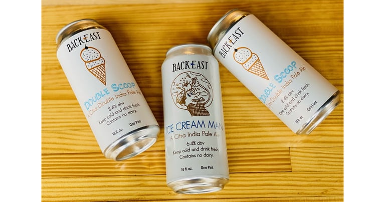 Back East Brewing Co. Releases Ice Cream Man and Double Scoop