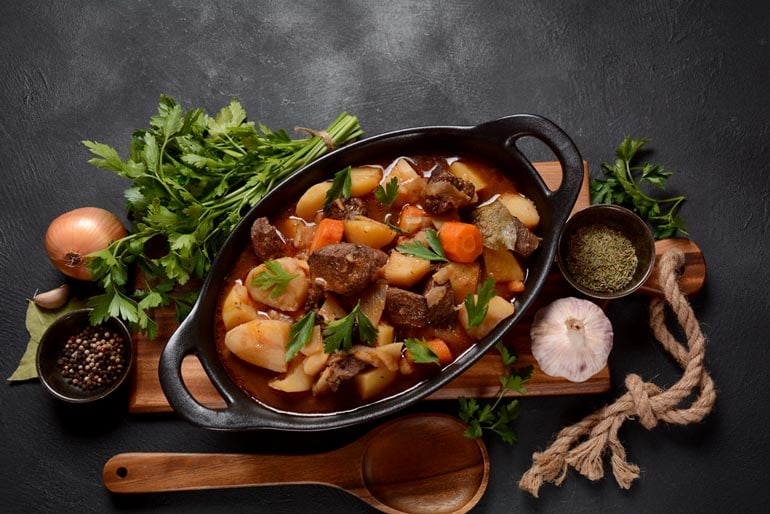 beef stew food pairing doppelbock