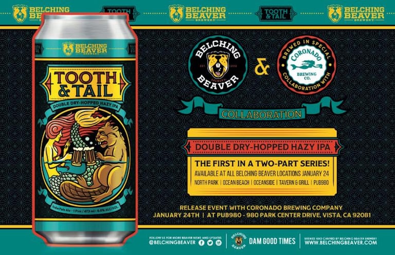 Belching Beaver Releases Three New Beers Including Coronado Collaboration