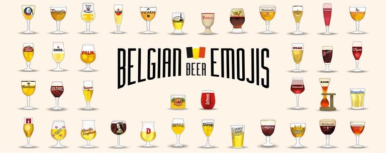 Belgian Brewers Association Releases Beer Emoji Set