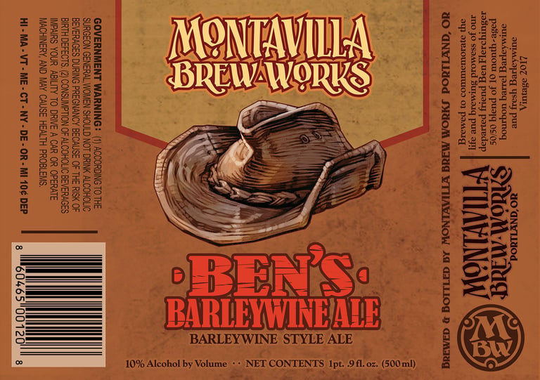 Montavilla Brew Works’ First Bottled Beer is Ben’s Barleywine