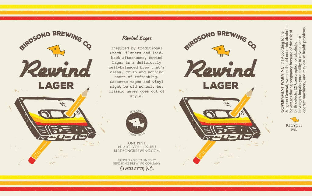Birdsong Brewing Unveils Rewind Lager