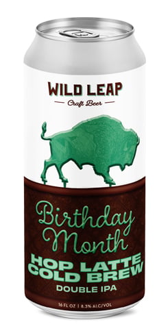 Birthday Month Hop Latte Cold Brew Double IPA
