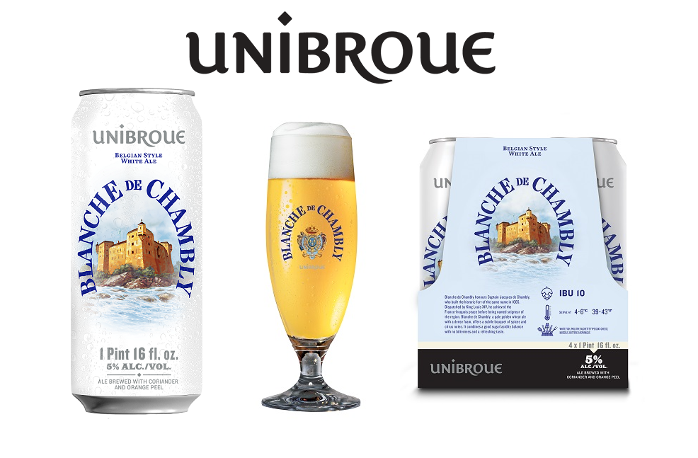 Unibroue Unveils Blanche de Chambly in Cans for First Time