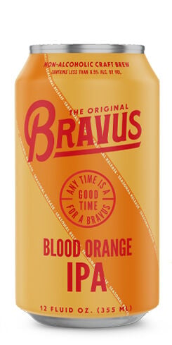 Blood Orange IPA (Non-Alcoholic) Bravus Brewing Co.