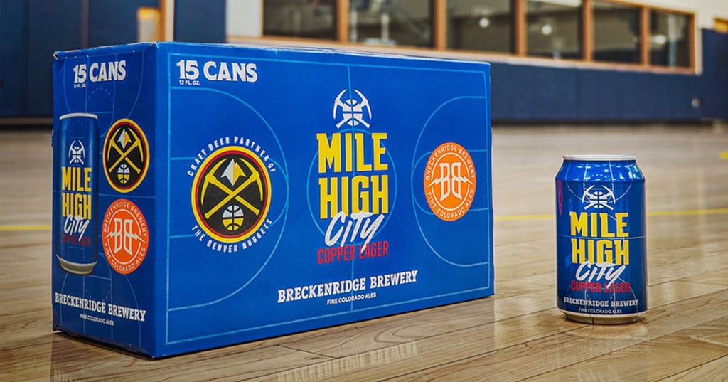 Breckenridge Brewery Partners with NBA's Denver Nuggets on Mile High City Lager