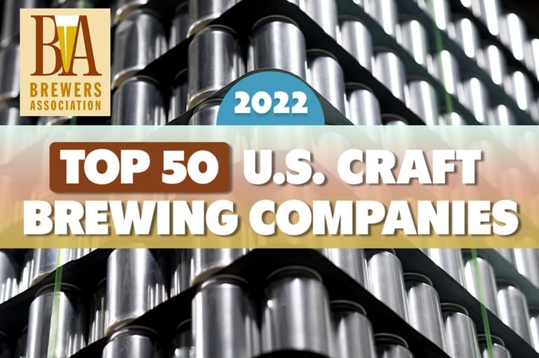 Brewers Association Unveils Top 50 Craft Brewing Companies of 2022