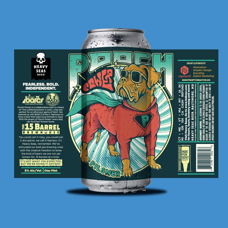 Heavy Seas Beer Collaborates with Max’s Taphouse and BARCS on Pooch Power Pilsner
