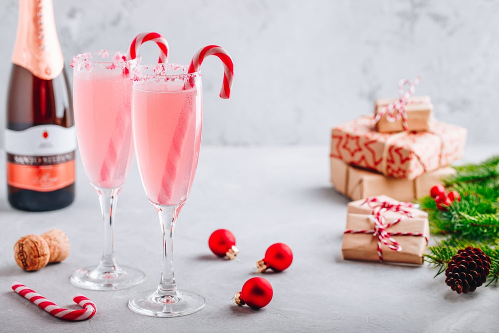 candy cane martini