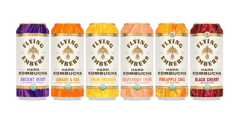 Flying Embers Hard Kombucha to Employ World’s First Shelf-Stable Probiotic Technology