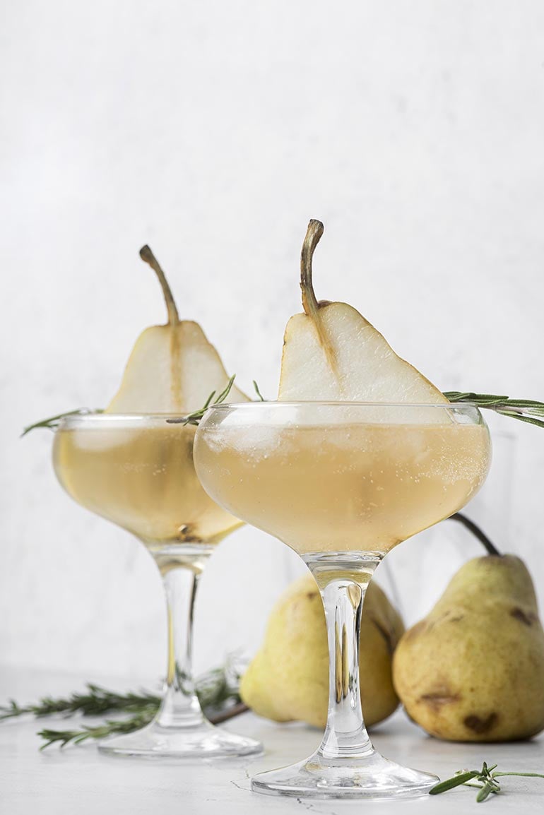 Caramelized Pear Bellini