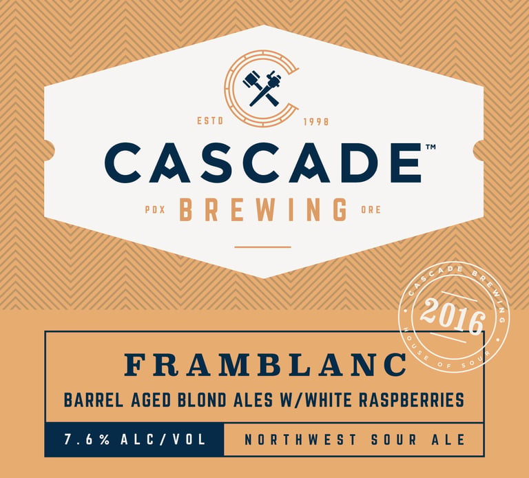 Cascade Brewing Releases Framblanc 2016