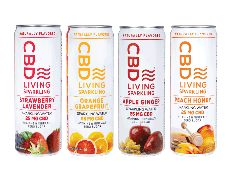 CBD Living Unveils CBD Sparkling Water