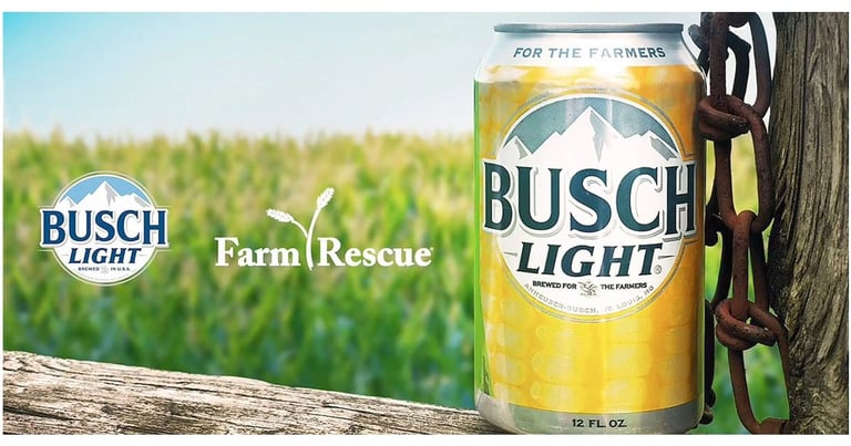 Anheuser-Busch’s Unveils Glorious Busch Light ‘Corn Cans’ for Farm Rescue in Kansas