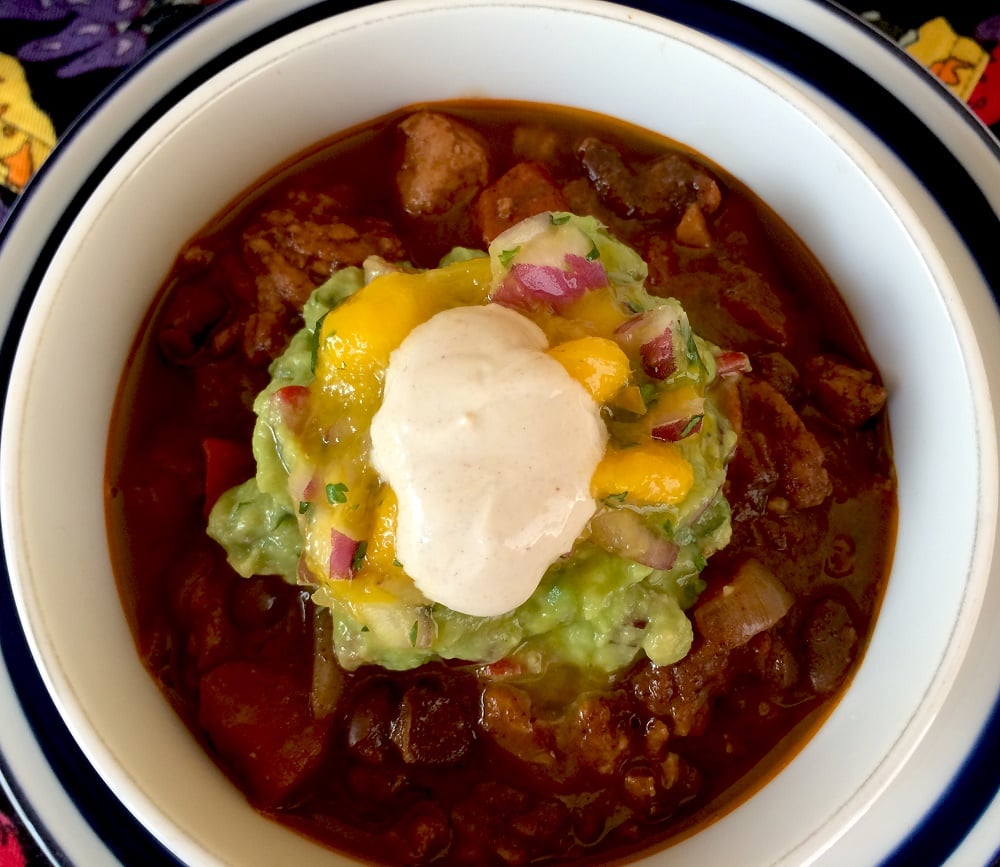Chili and chili beer, truly a heartwarming combination. Guacamole, chili, peppers, mole, beer pairings