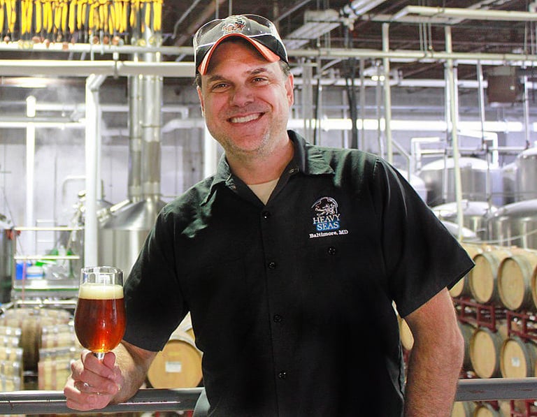 Heavy Seas brewmaster Christopher Leonard.