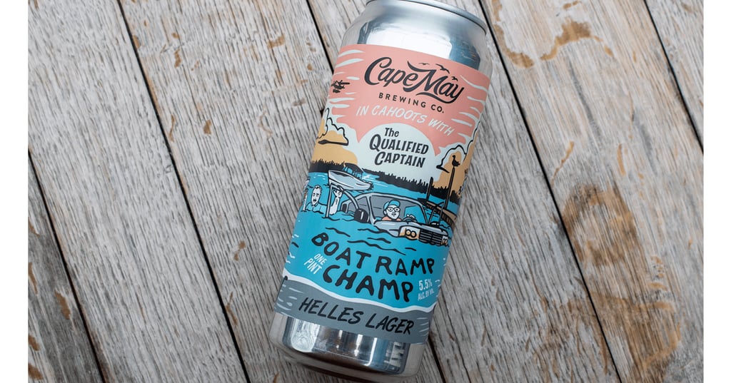 Cape May Brewing Co. Debuts Boat Ramp Champ Collaboration beer with Instagram Influencer The Qualified Captain