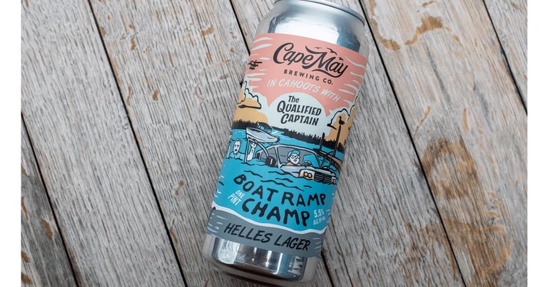 Cape May Brewing Co. Debuts Boat Ramp Champ Collaboration beer with Instagram Influencer The Qualified Captain