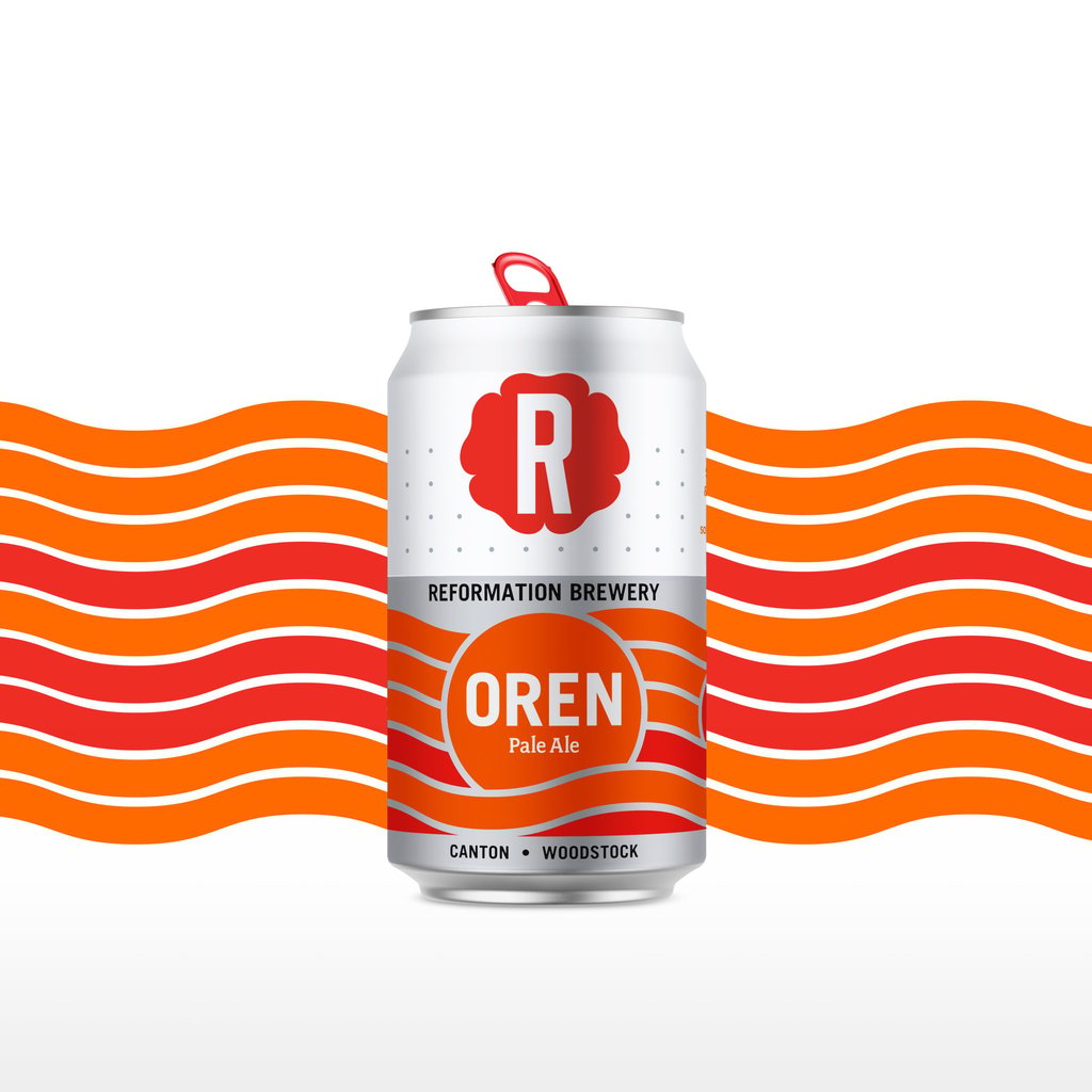 Reformation Brewery Reformulates Oren Pale Ale Recipe and Redesigns Can