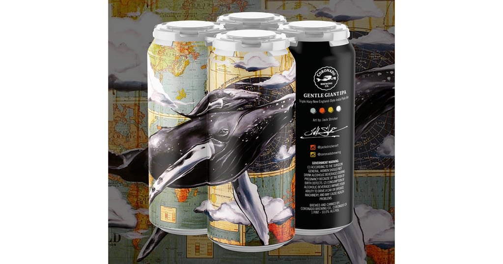 Coronado Brewing Co. Celebrates 24th Anniversary with Gentle Giant Triple Hazy IPA