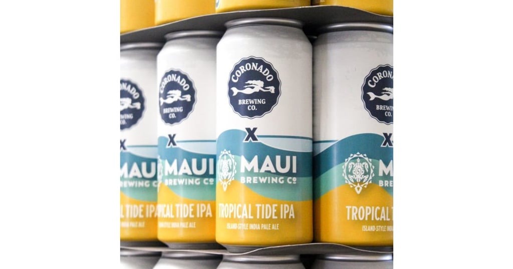 Coronado Brewing Co. & Maui Brewing Collaborate on Tropical Tide IPA