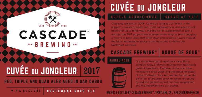 Cascade Brewing’s Cuvée du Jongleur Makes First Appearance Since 2008